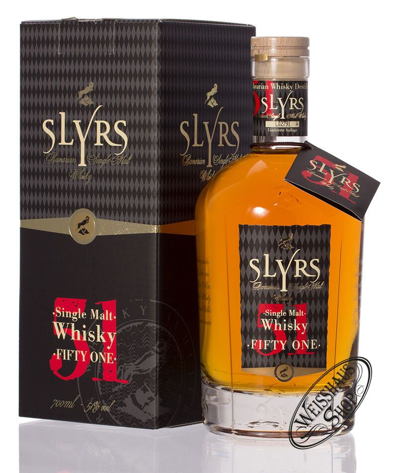 Slyrs Bavarian Fifty One Single Malt Whisky 51% vol. 0,70l
