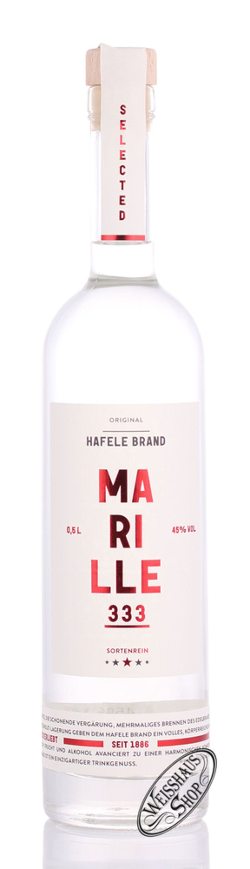 Prinz Hafele 333 Marille Brand 45% vol. 0,50l Prinz Hafele 333 Marille Brand 45% vol. 0,50l