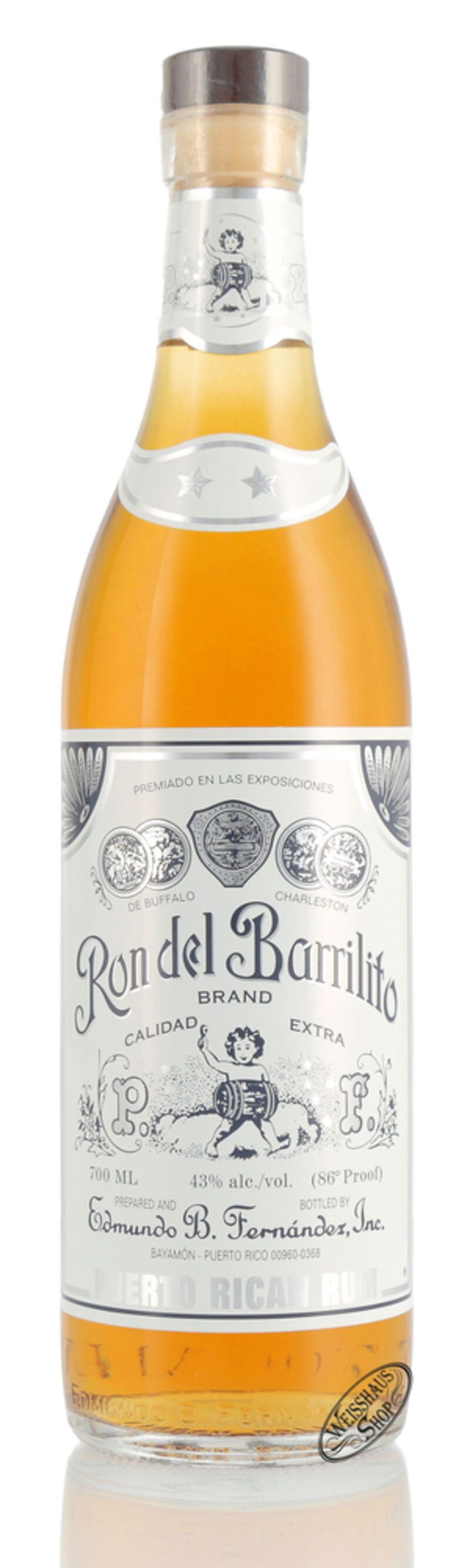 Ron del Barrilito Two Stars Rum 43% vol. 0,70l