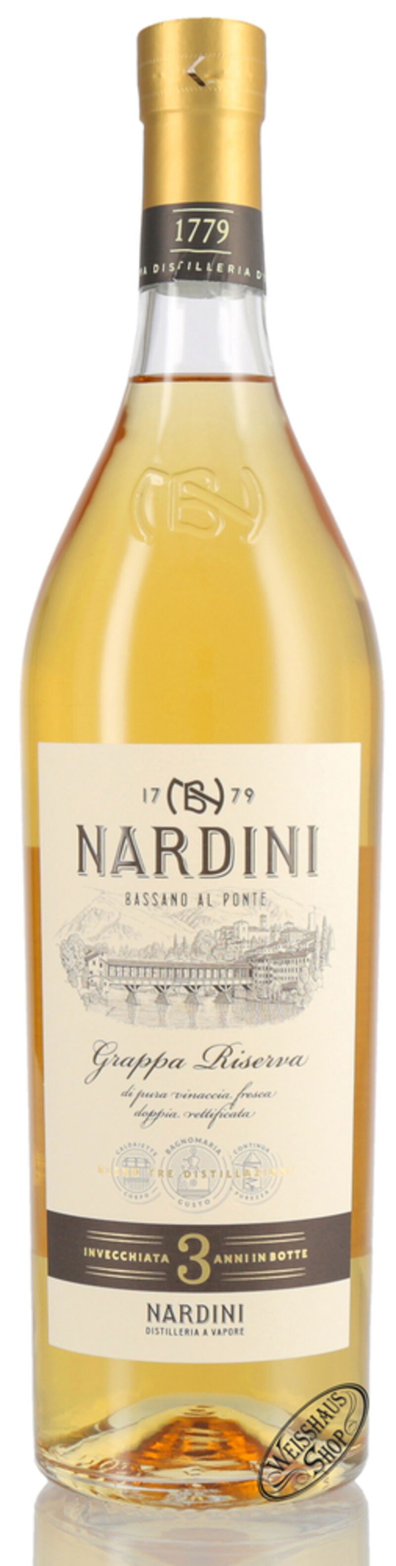 Nardini Grappa Riserva 50 50% vol. 1,0l Nardini Grappa Riserva 50 50% vol. 1,0l