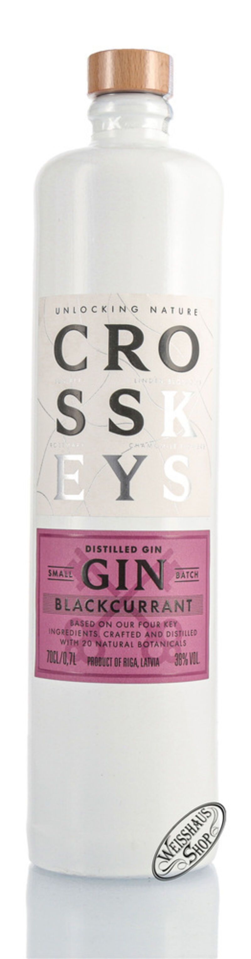 Cross Keys Black Currant Gin 38% vol. 0,70l