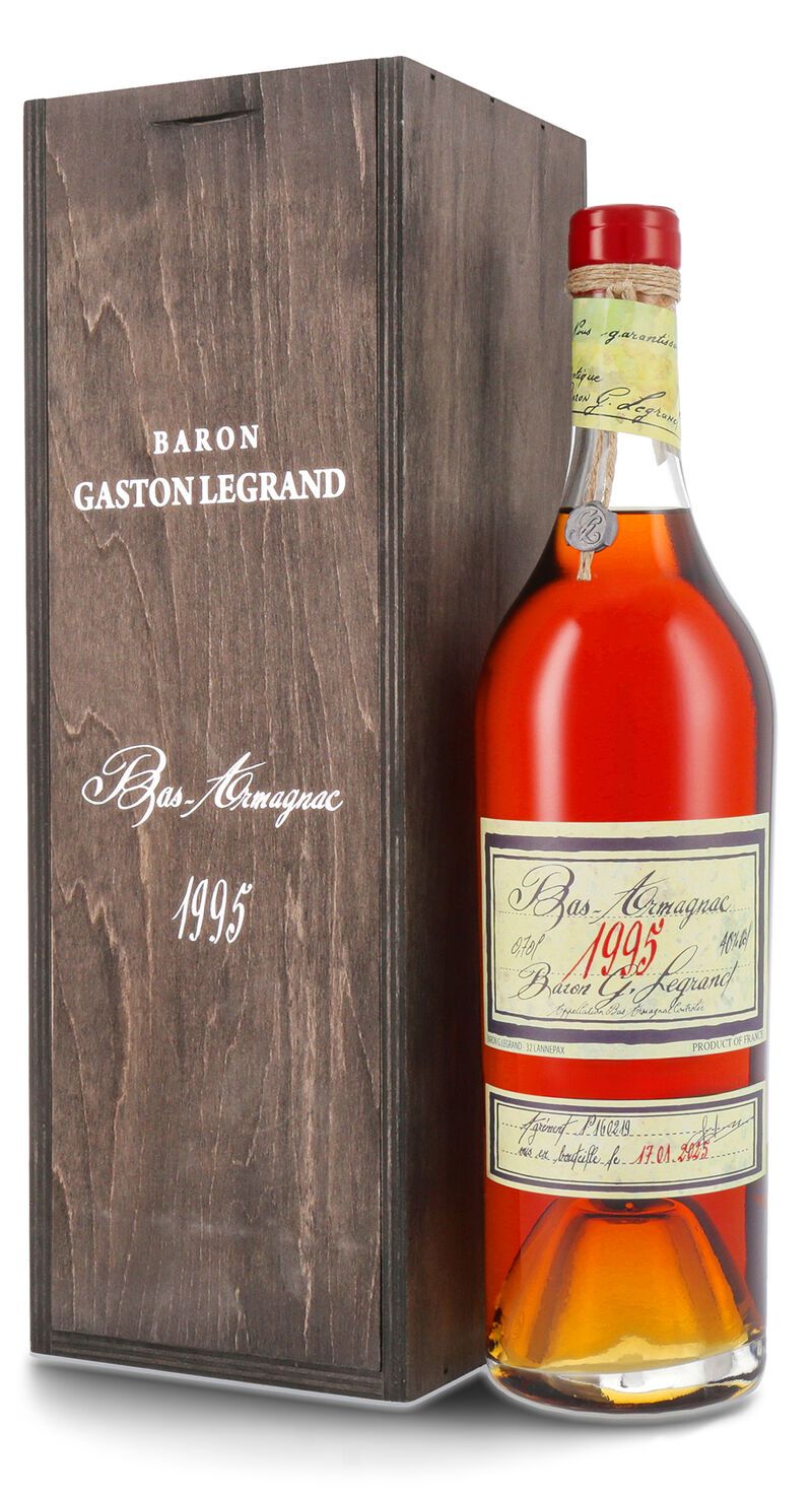 Lhéraud Baron Gaston Legrand 1995 Vieil Armagnac 40% vol. 0,70l