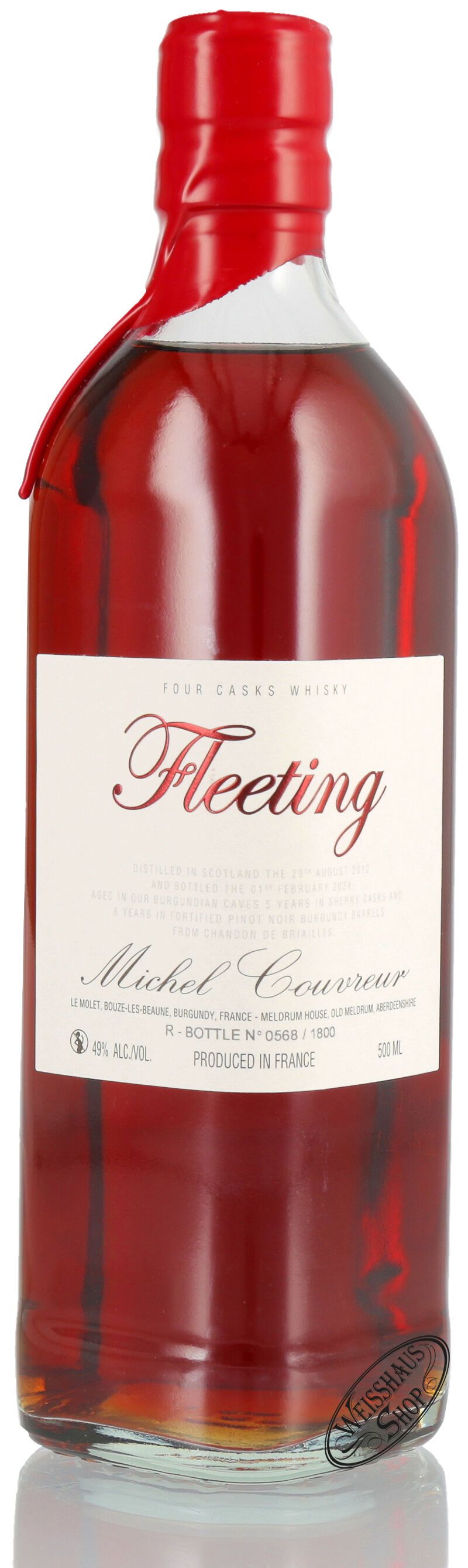 Michel Couvreur Fleeting R 12 YO Whisky 49% vol. 0,50l Michel Couvreur Fleeting R 12 YO Whisky 49% vol. 0,50l