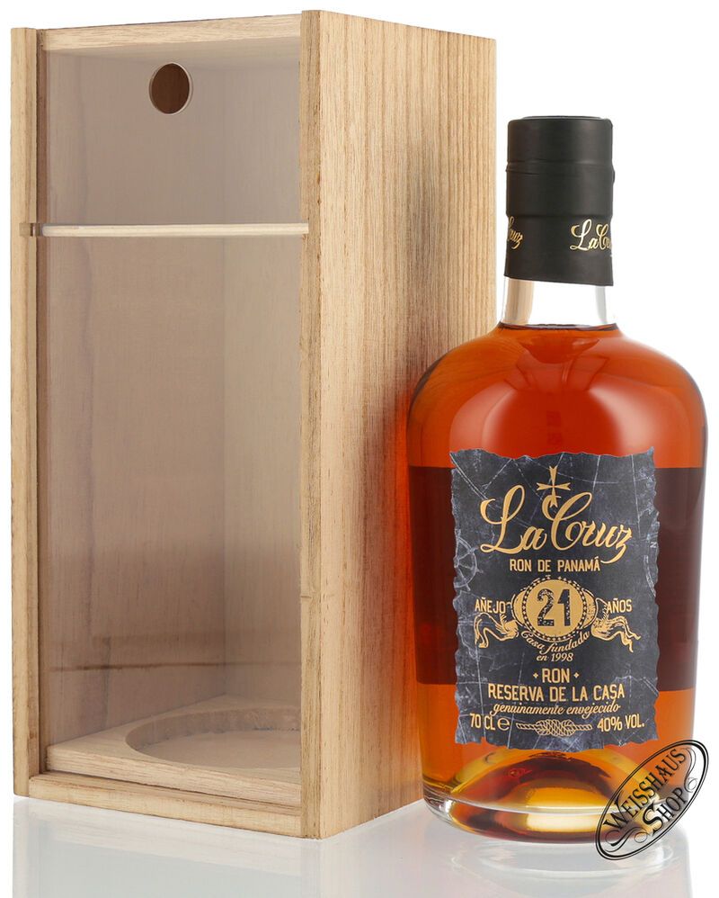 La Cruz Ron de Panama 21 YO Rum 40% vol. 0,70l