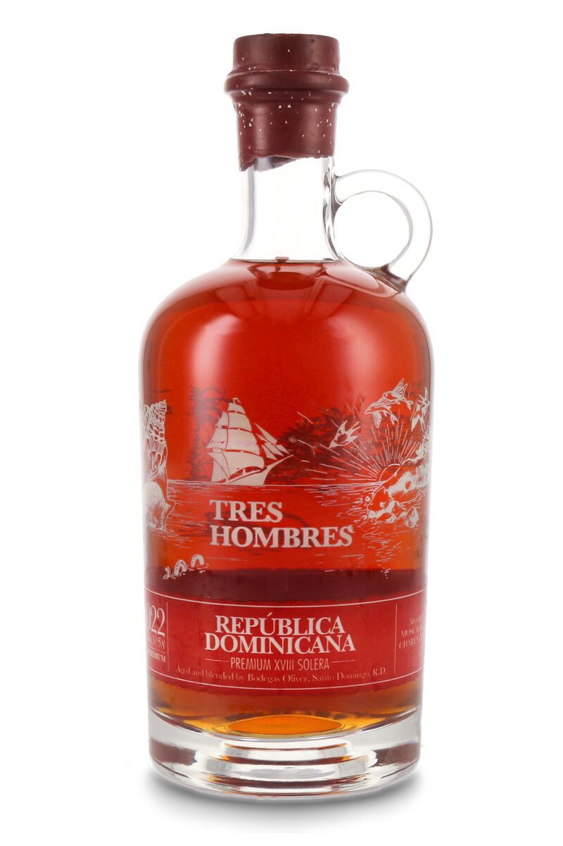 Tres Hombres Republica Dominicana 18 YO Ed. 058 Rum 43,3% vol. 0,70l