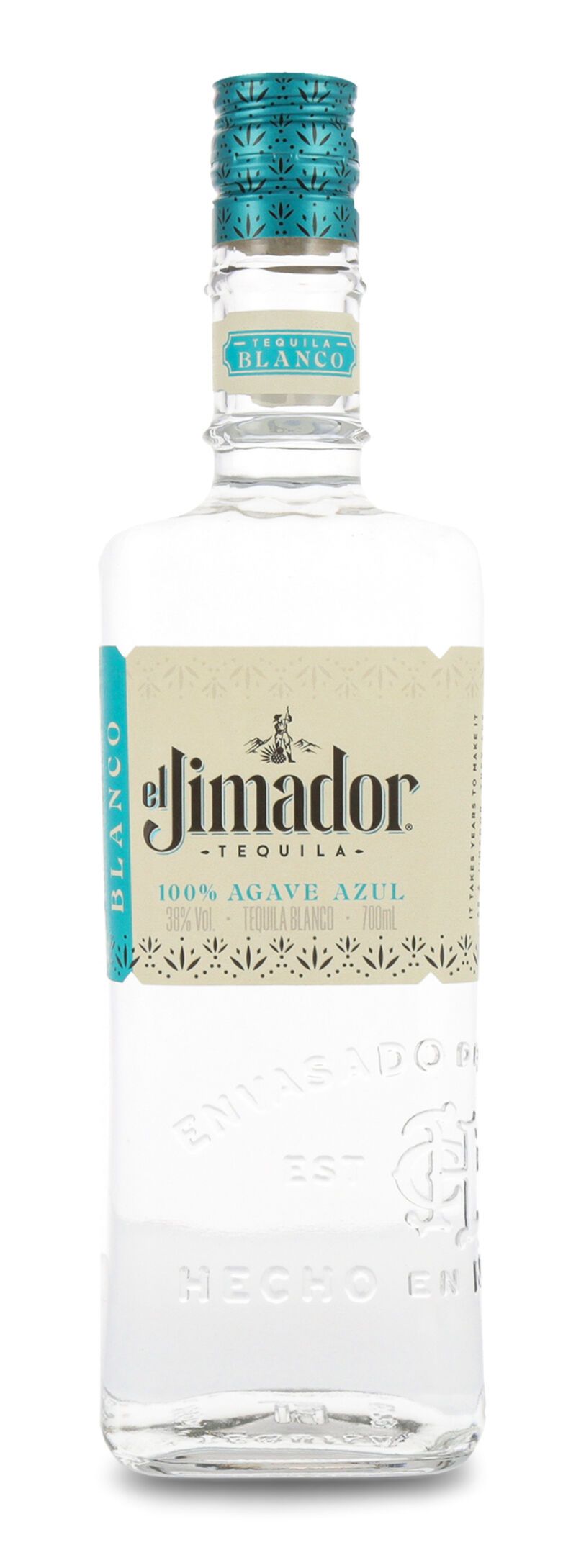 El Jimador Blanco Tequila 38% vol. 0,70l