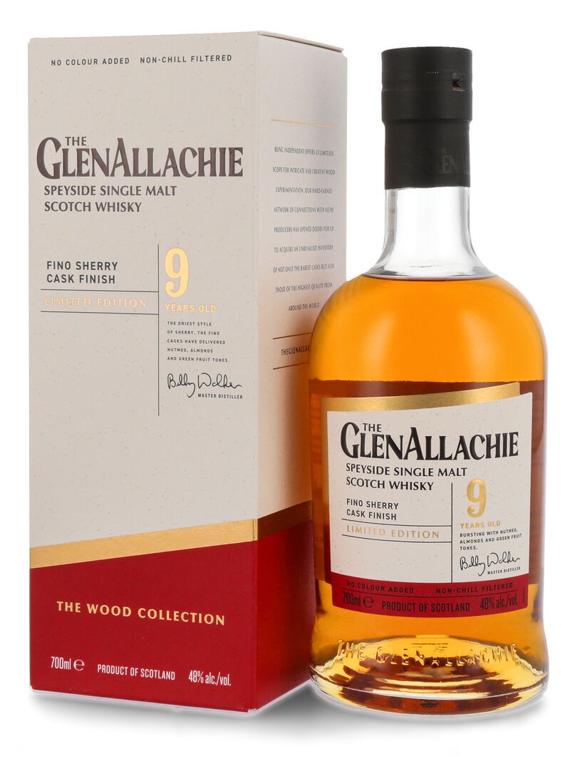 Glenallachie Fino Sherry Cask Finish Single Malt Scotch Whisky 48% vol. 0,70l
