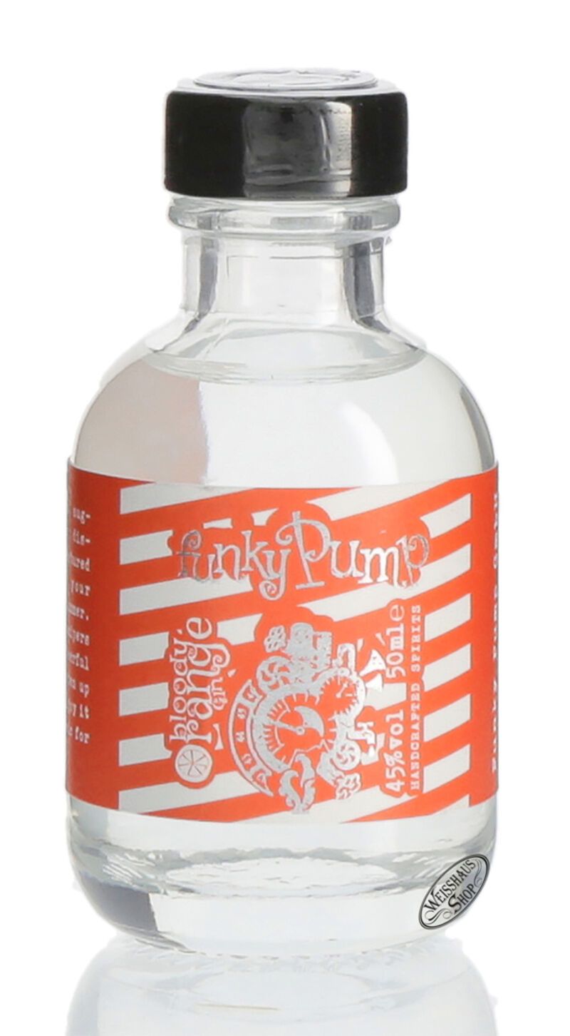 Funky Pump Bloody Orange Gin 45% vol. 0,05l Miniatur Funky Pump Bloody Orange Gin 45% vol. 0,05l Miniatur