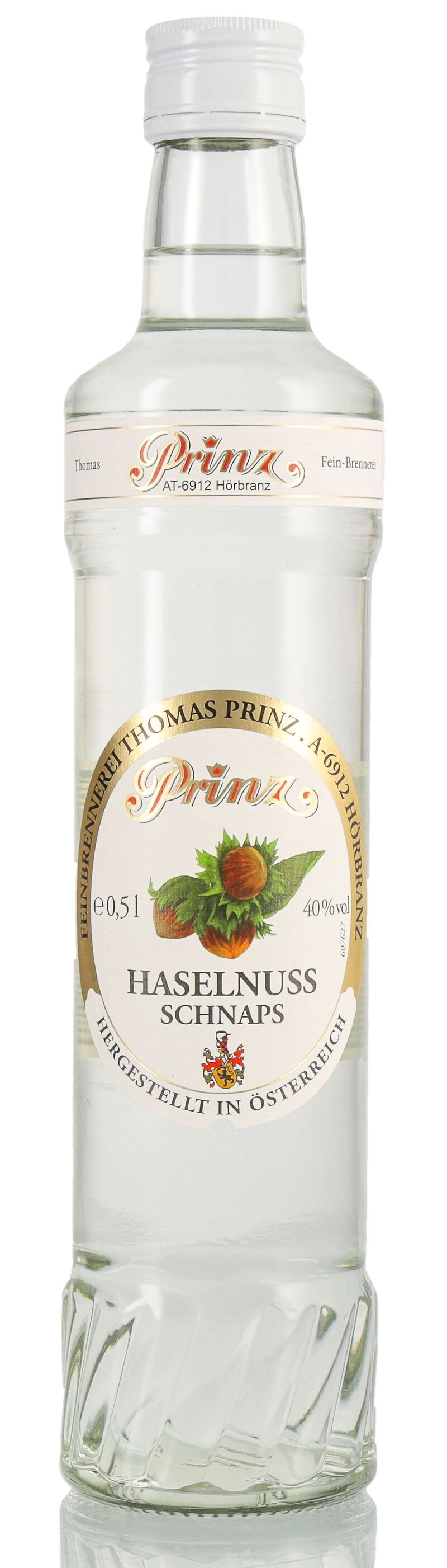 Prinz Haselnuss-Schnaps 40% vol. 0,50l Prinz Haselnuss-Schnaps 40% vol. 0,50l