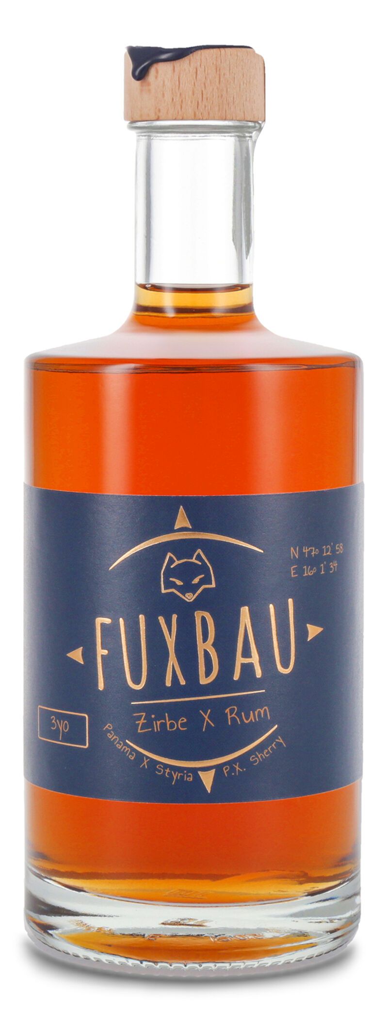 Fuxbau Zirbe X Rum 42% vol. 0,50l