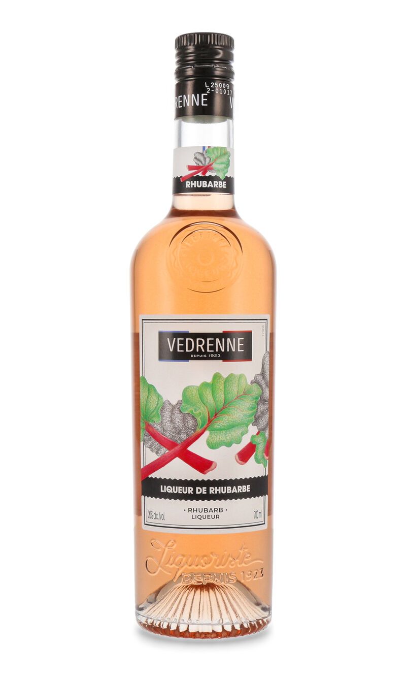 Vedrenne Liqueur de Rhubarbe 20% vol. 0,70l Vedrenne Liqueur de Rhubarbe 20% vol. 0,70l
