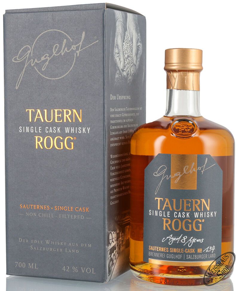 Guglhof TauernRogg Single Cask Whisky 42% vol. 0,70l
