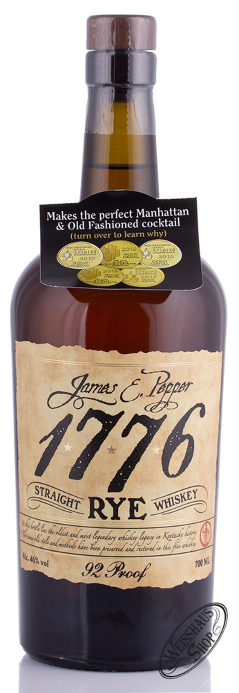 1776 Rye Whiskey 46% vol. 0,70l