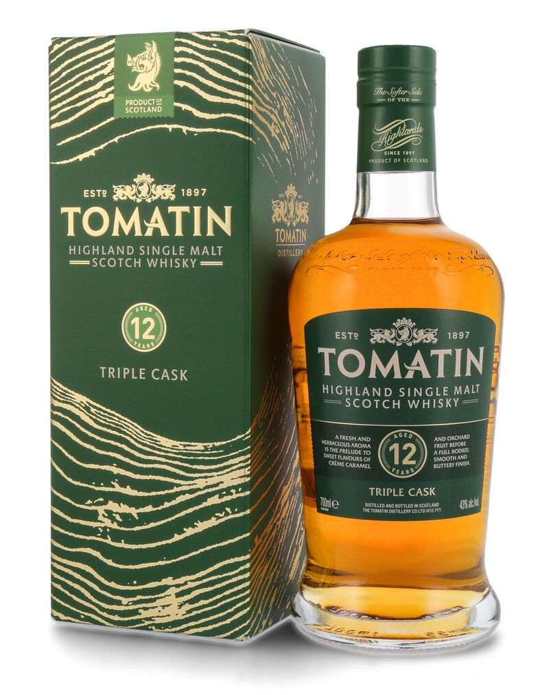 Tomatin 12 YO Highland Single Malt Whisky 43% vol. 0,70l