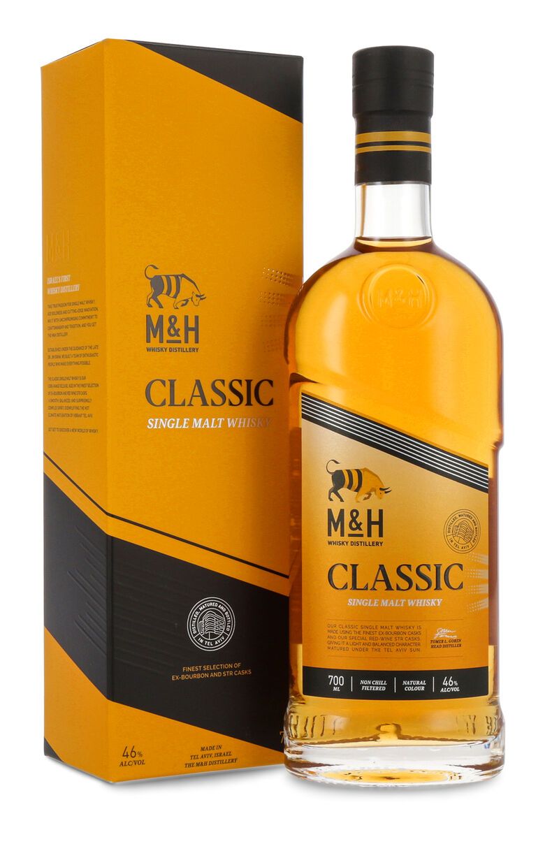 M&H Classic Single Malt Whisky 46% vol. 0,70l