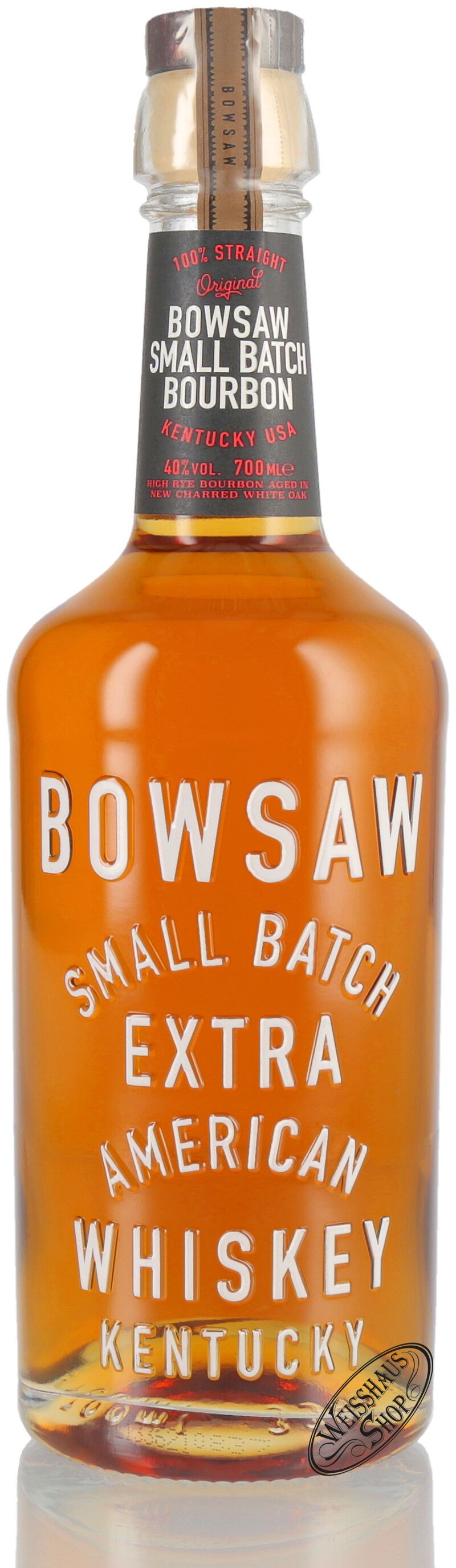 Bowsaw 100% Straight American Bourbon Whiskey 40% vol. 0,70l