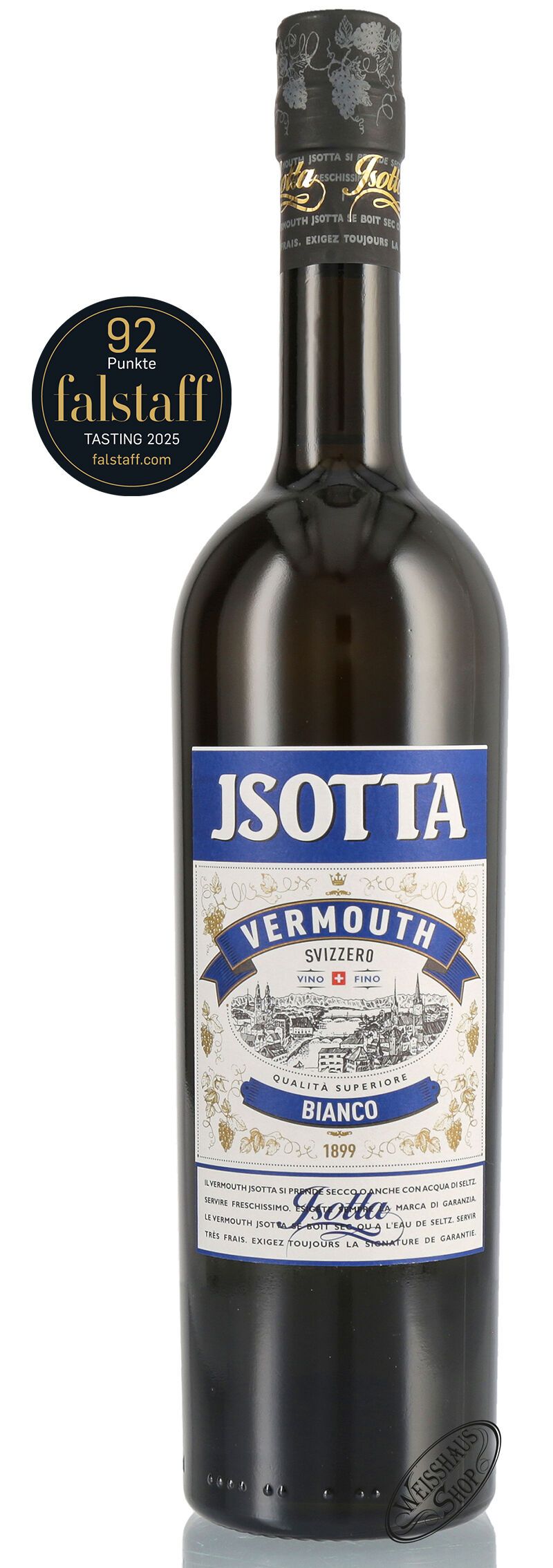 Jsotta Swiss Vermouth Bianco 17% vol. 0,75l