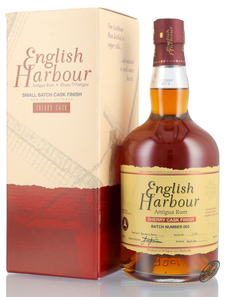 English Harbour Sherry Cask Finish Batch 3 Rum 46% vol. 0,70l