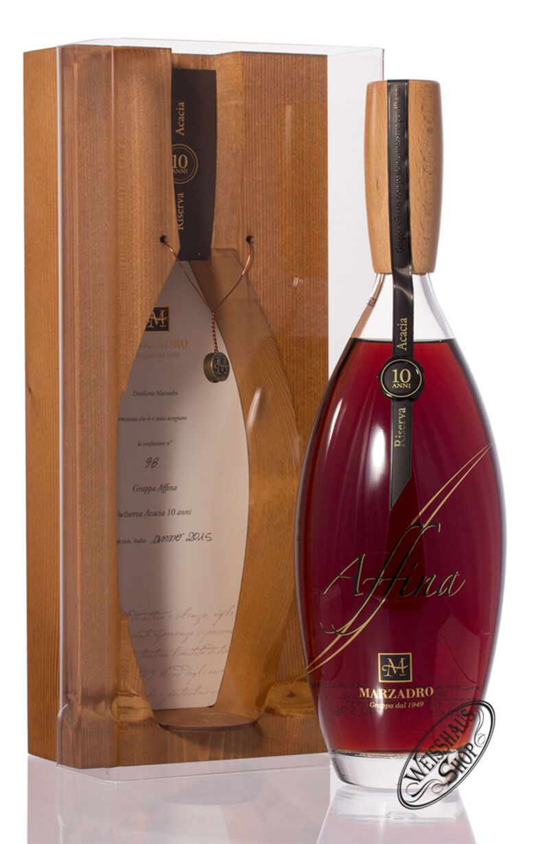 Marzadro Grappa Affina Acacia 40,5% vol. 1,0l Marzadro Grappa Affina Acacia 40,5% vol. 1,0l