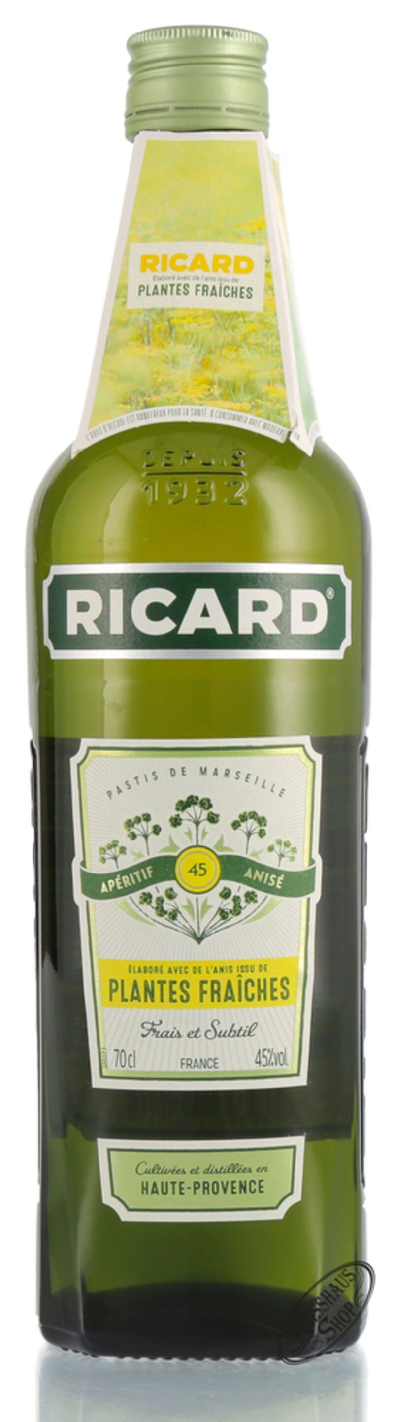 Ricard Plantes Fraiches Pastis 45% vol. 0,70l Ricard Plantes Fraiches Pastis 45% vol. 0,70l