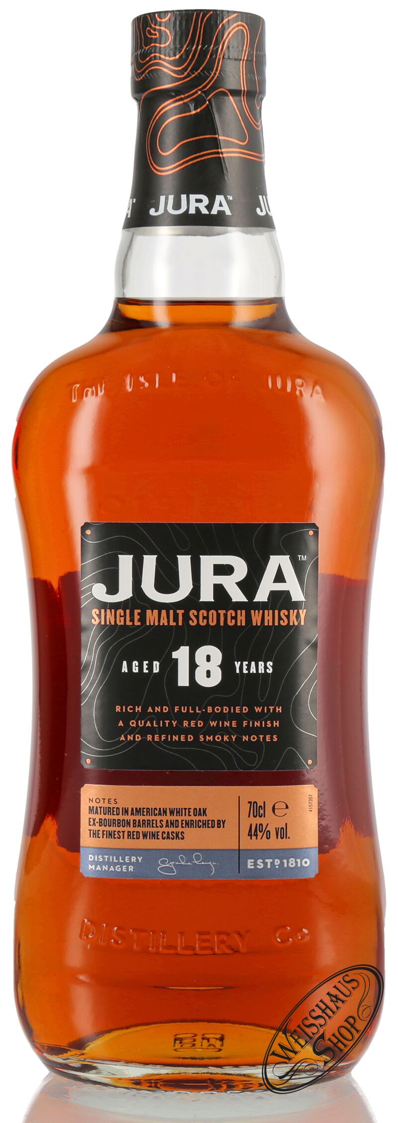 Isle Of Jura 18 YO Whisky 44% vol. 0,70l Isle Of Jura 18 YO Whisky 44% vol. 0,70l
