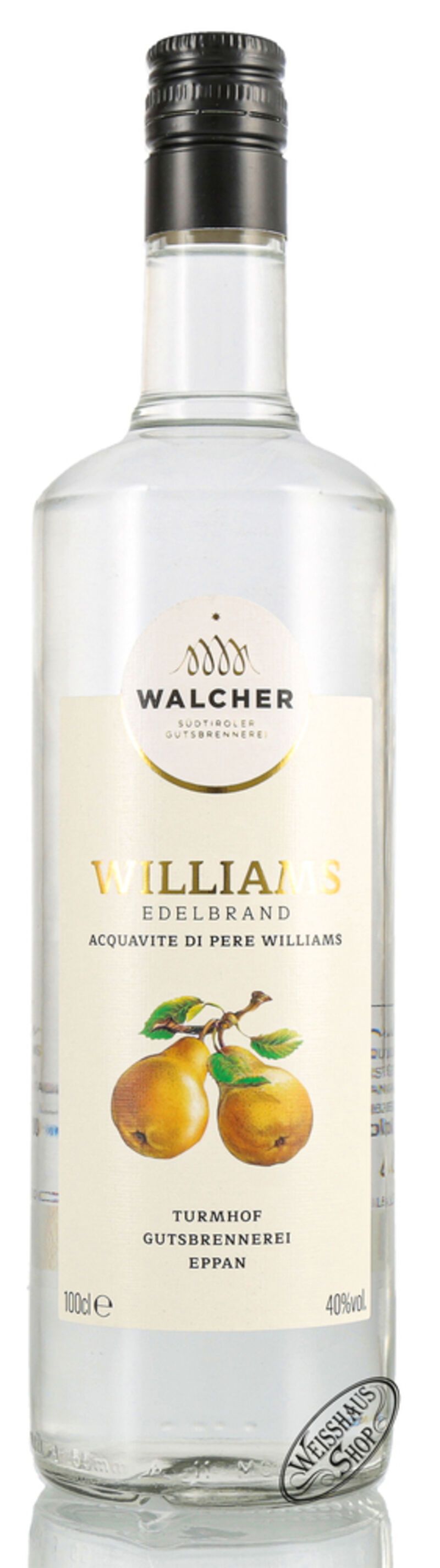 Walcher Williams Classic 40% vol. 1,0l Walcher Williams Classic 40% vol. 1,0l