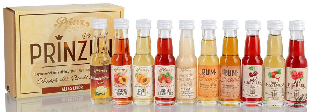 Prinz Genusspaket - Alles Likör 22,9% vol. 10 x 0,02l