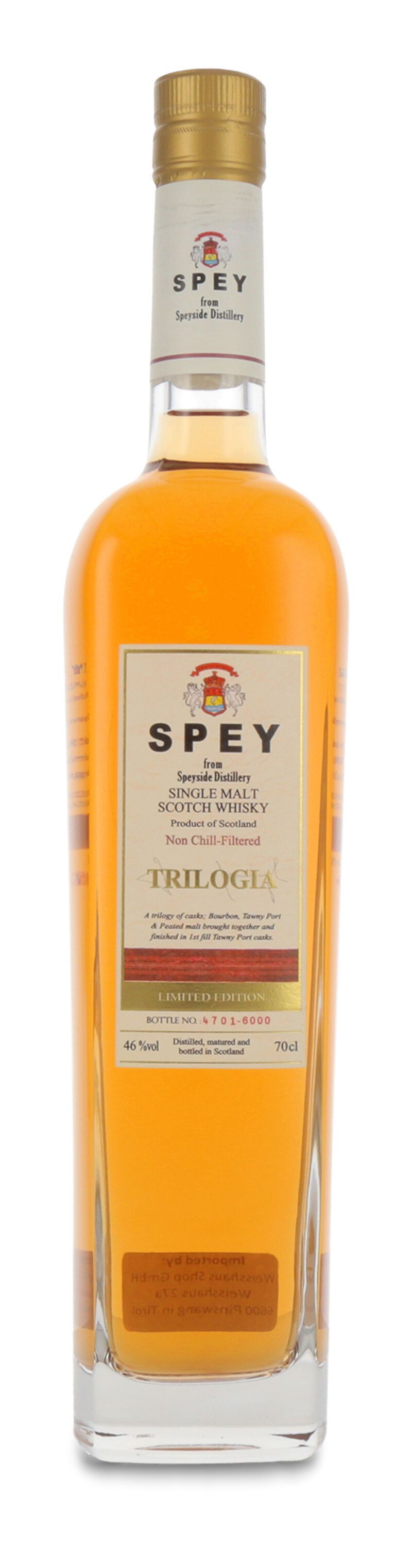 Spey Trilogia Whisky 46% vol. 0,70l