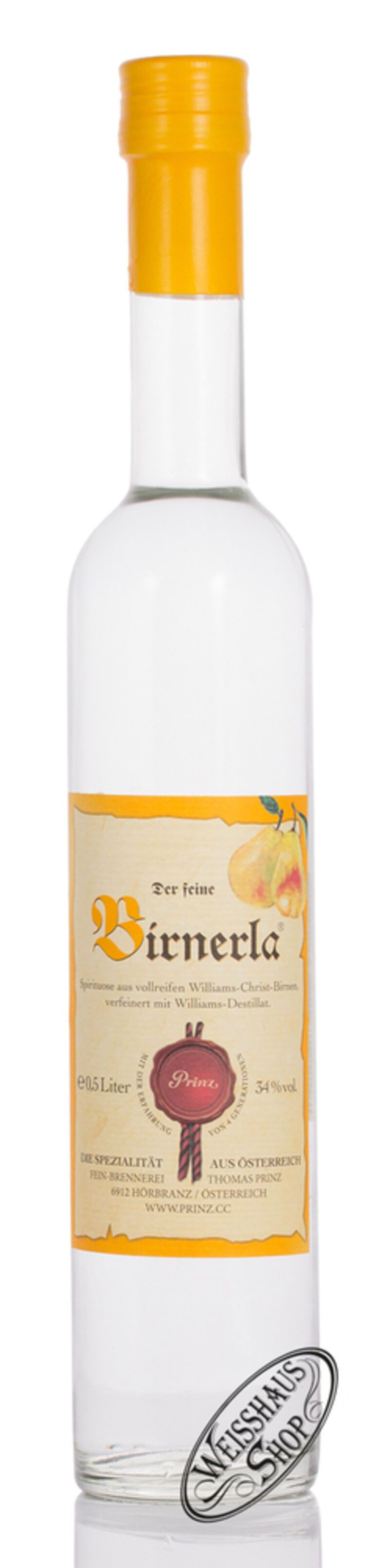 Prinz Birnerla 34% vol. 0,50l