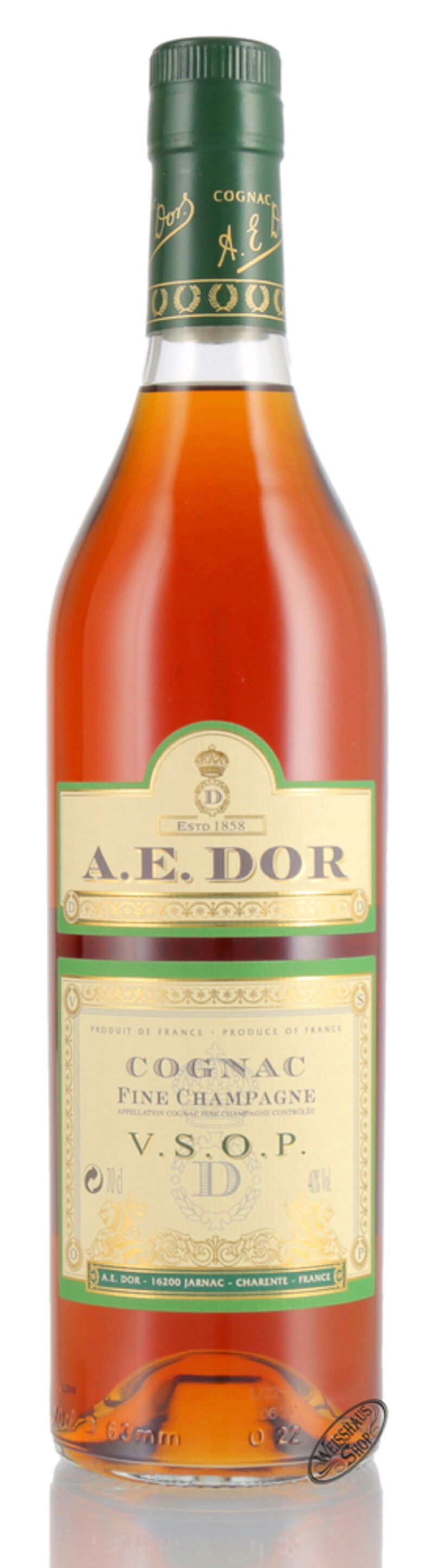 A.E. Dor Cognac VSOP 40% vol. 0,70l