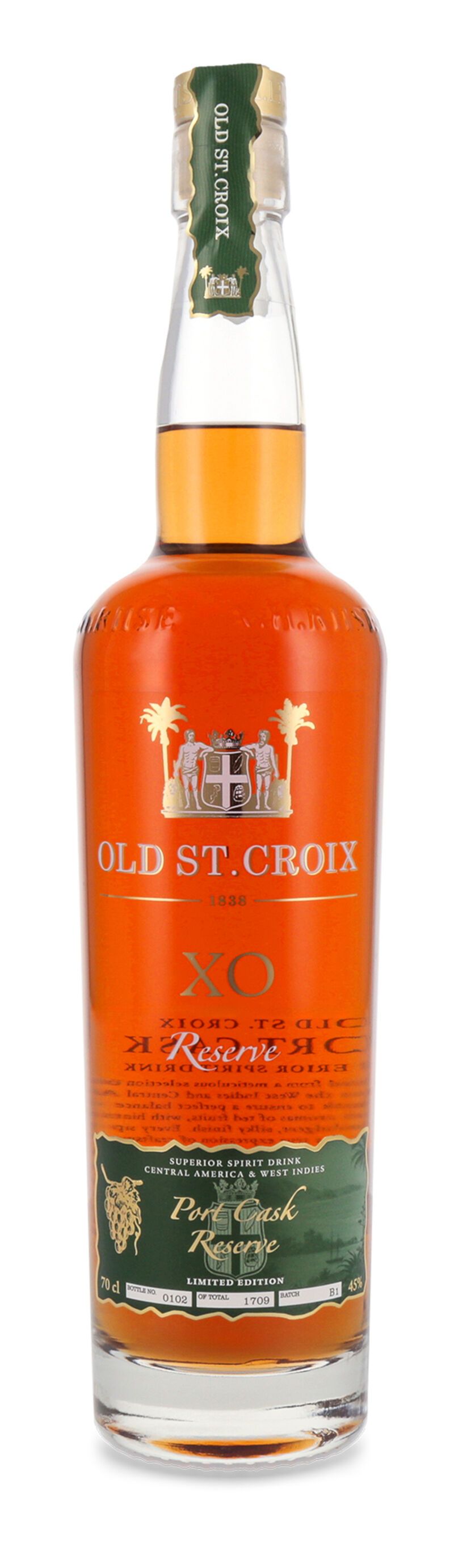 Old St. Croix XO Reserve Port Cask Finish 45% vol. 0,70l