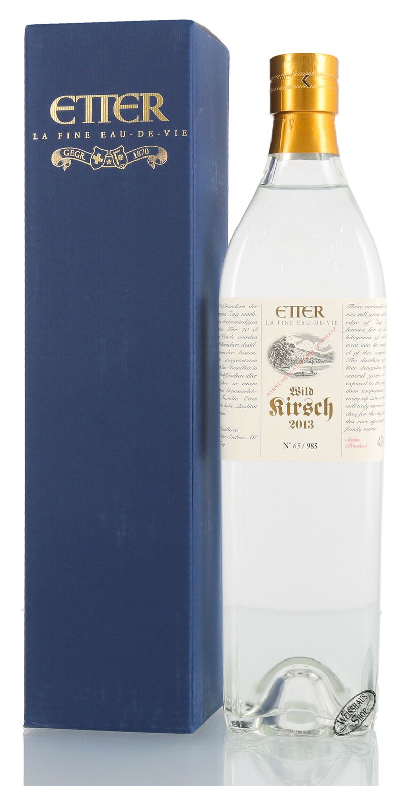 Etter Wildkirsch Fruchtbrand 42% vol. 0,70l Etter Wildkirsch Fruchtbrand 42% vol. 0,70l