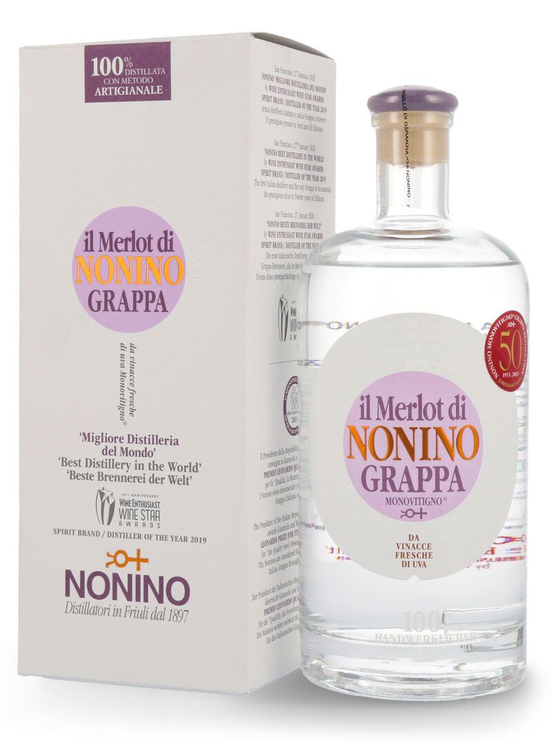Nonino Grappa Merlot 41% vol. 0,70l