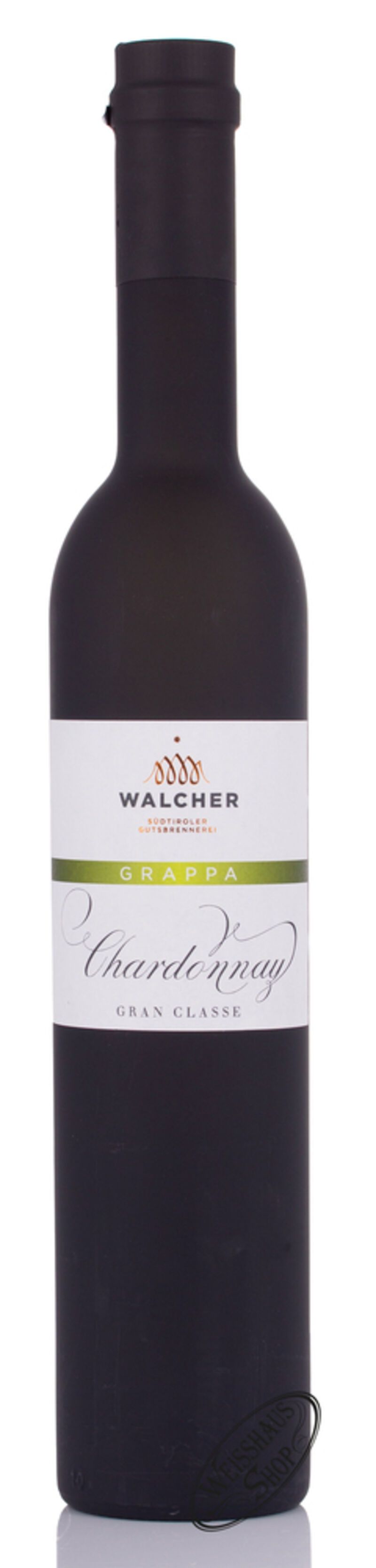 Walcher Grappa Chardonnay 40% vol. 0,50l