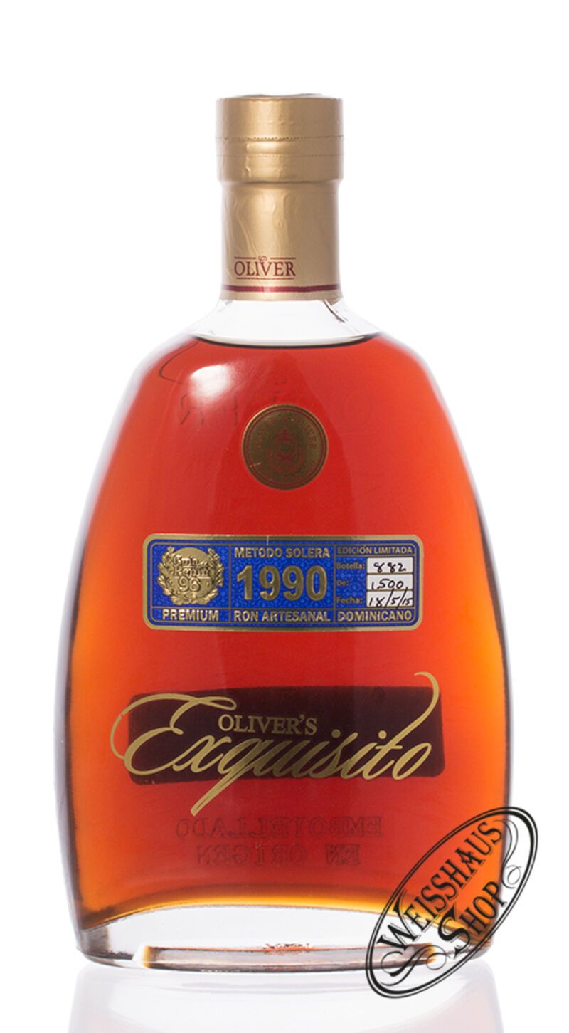 Oliver & Oliver Ron Exquisito Vintage 1990 Rum 40% vol. 0,70l