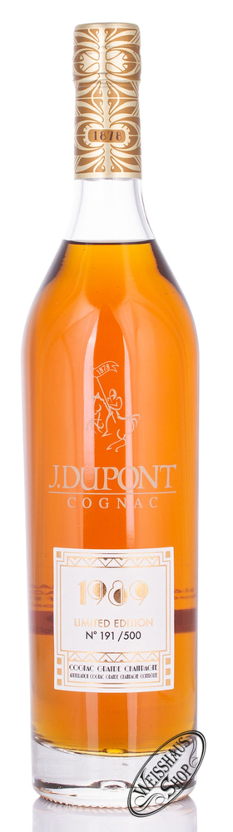 J. Dupont Cognac Millesime 1989 41,2% vol. 0,70l