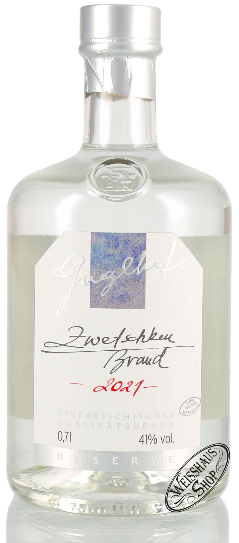 Guglhof Zwetschken Brand 41% vol. Jahrgangsbrand 0,70l