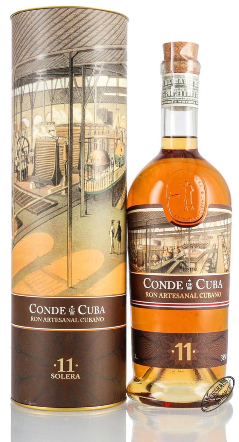 Conde de Cuba 11 Anos Rum 38% vol. 0,70l