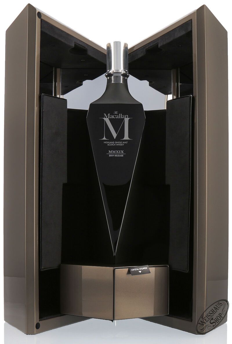 Macallan M Decanter Black Release 2019 MMXIX Whisky 46,5% vol. 0,70l Macallan M Decanter Black Release 2019 MMXIX Whisky 46,5% vol. 0,70l