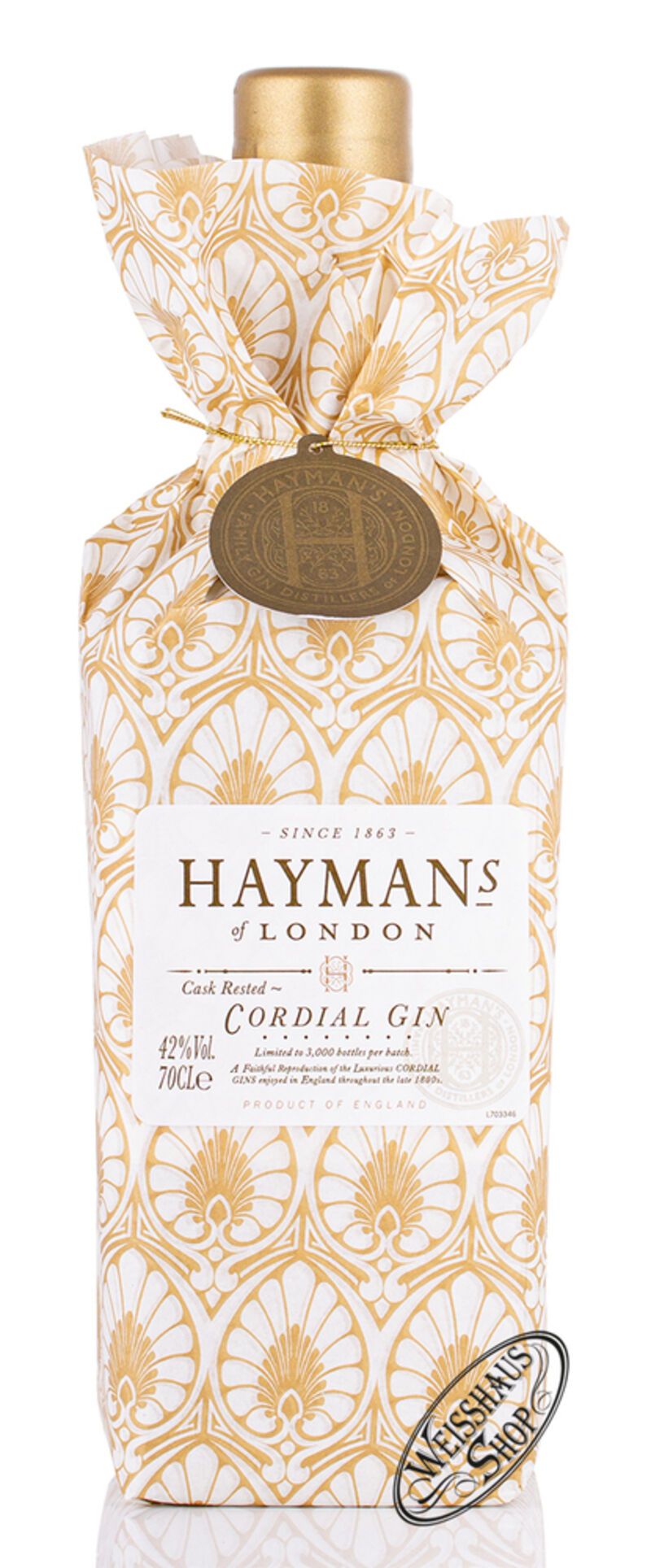 Hayman's Cordial Cask Gin 42% vol. 0,70l