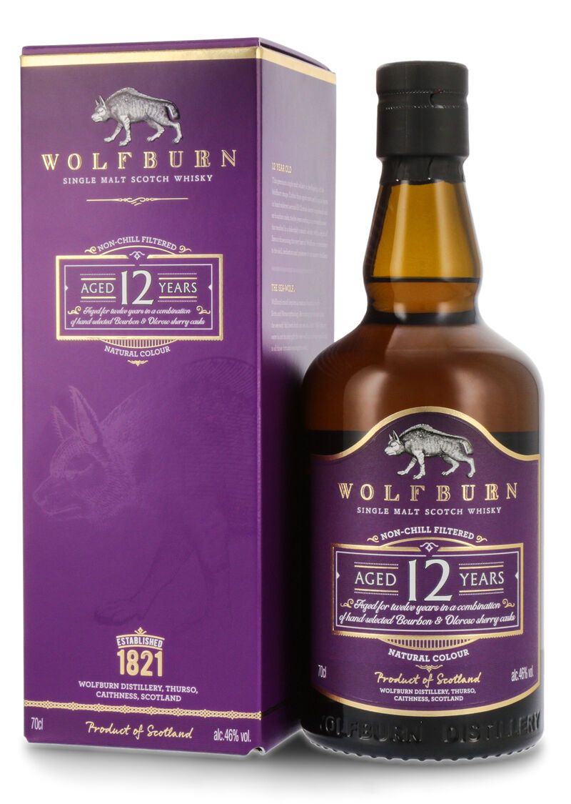 Wolfburn 12 YO Whisky 46% vol. 0,70l