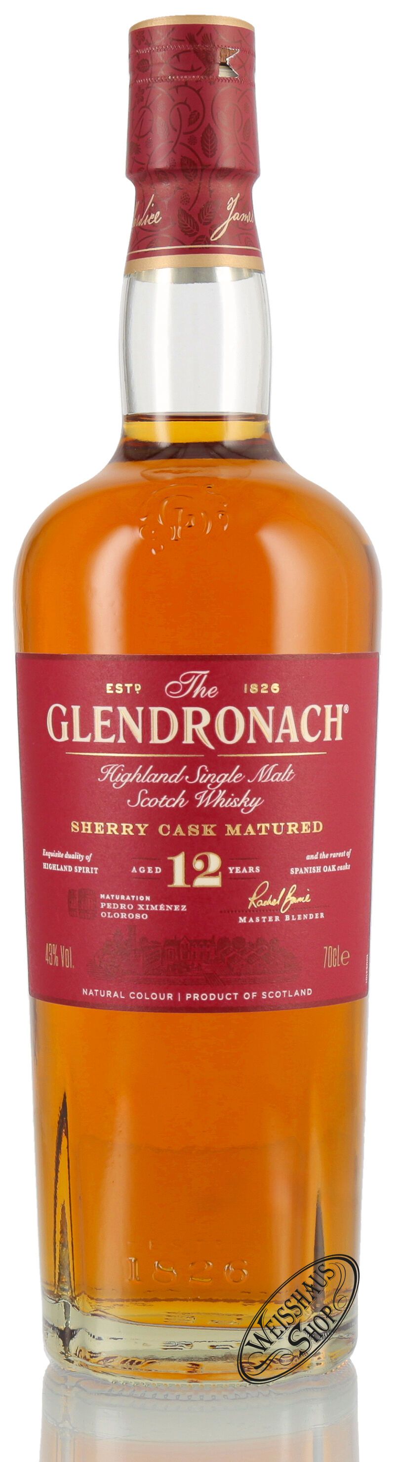 Glendronach 12 YO Original Whisky 43% vol. 0,70l Glendronach 12 YO Original Whisky 43% vol. 0,70l