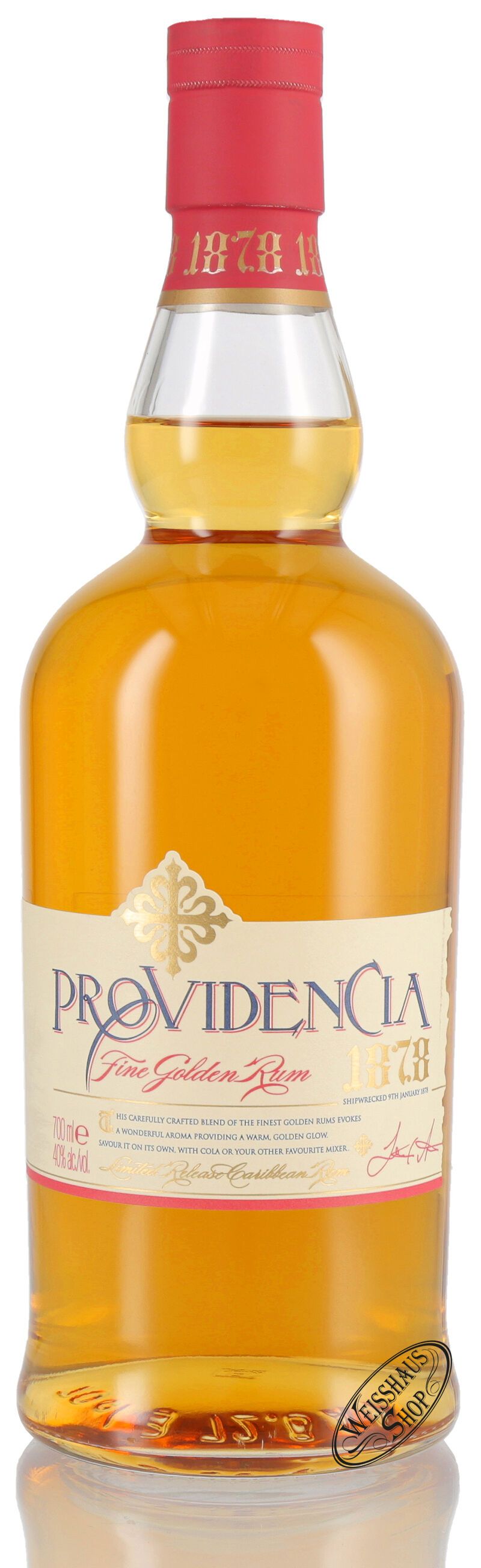 Mayfair Providencia Fine Golden Rum 40% vol. 0,70l