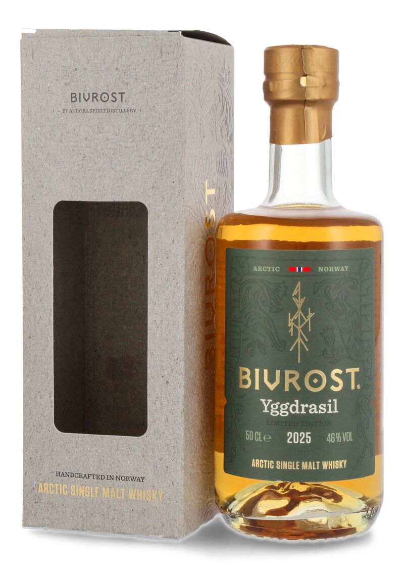 Bivrost Yggdrasil 2025 Arctic Single Malt Whisky 46% vol. 0,50l