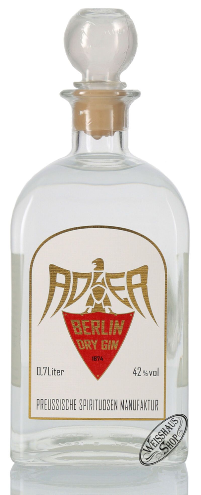 Adler Berlin Dry Gin 42% vol. 0,70l