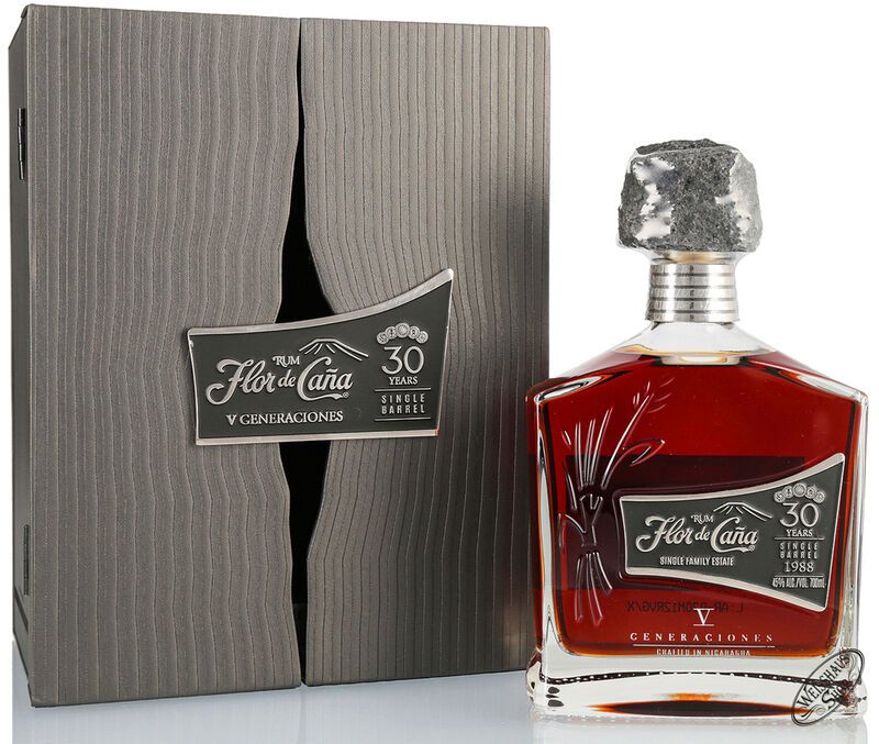 Flor de Cana 30 YO Single Barrel Rum 45% vol. 0,70l Flor de Cana 30 YO Single Barrel Rum 45% vol. 0,70l