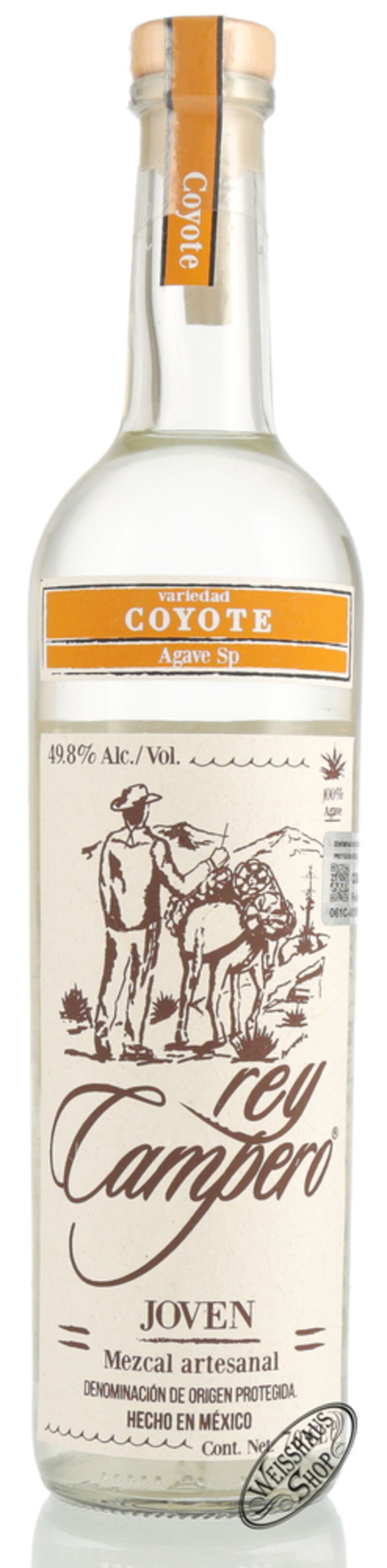 Rey Campero Mezcal Coyote 49,8% vol. 0,70l
