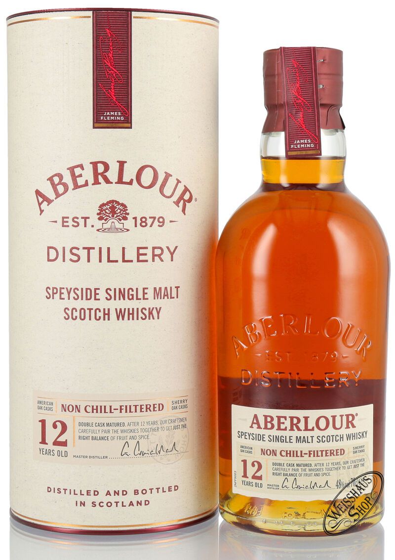 Aberlour 12 YO Unchillfiltered Whisky 48% vol. 0,70l