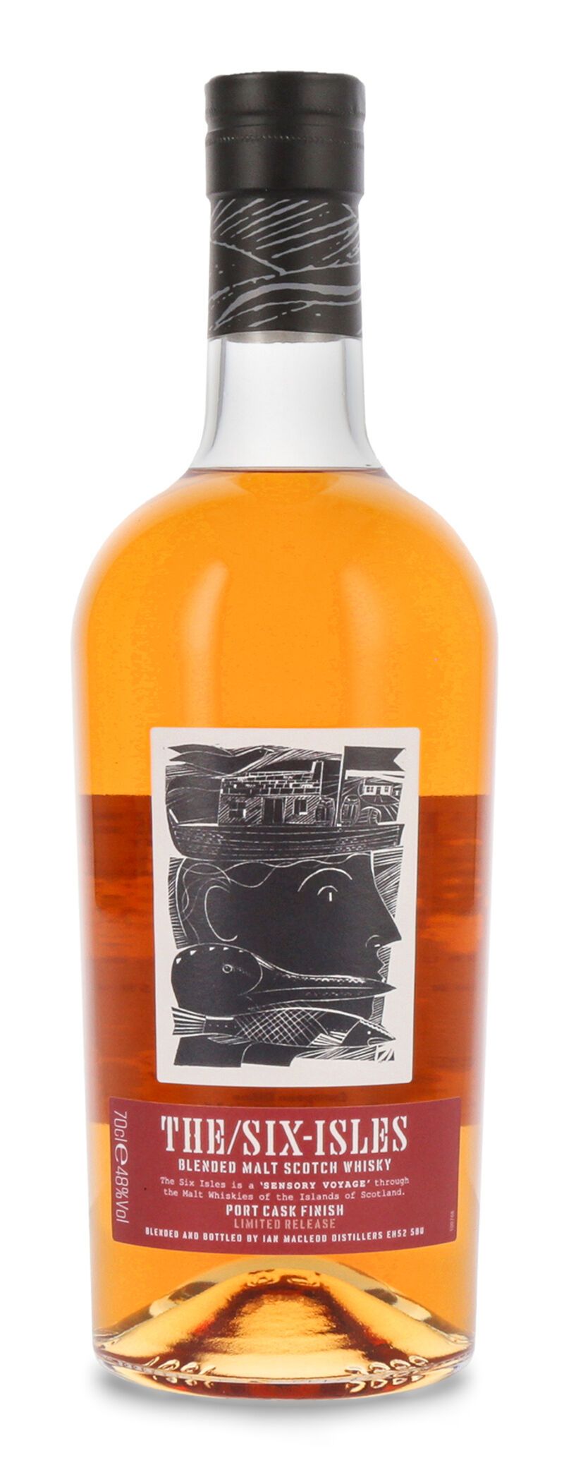 The Six Isles Port Cask Finish Blended Whisky 48% vol. 0,70l