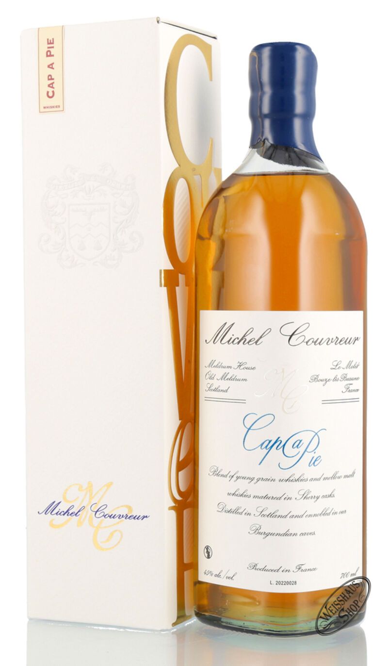 Michel Couvreur Cap a Pie Whisky 45% vol. 0,70l Michel Couvreur Cap a Pie Whisky 45% vol. 0,70l